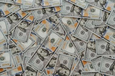 US dollar bills