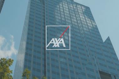AXA logo building