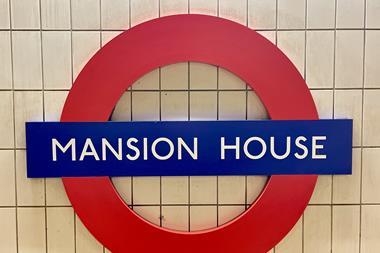 mansion house tube sign