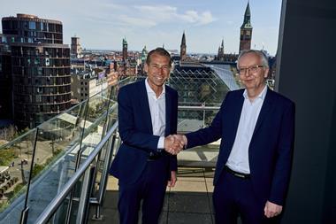 PenSam CEO Torsten Fels and Arbejdernes Landsbank deputy CEO Frank Mortensen
