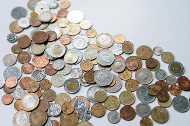 cash oney coins sterling pounds
