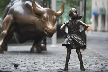 The Fearless Girl faces Wall-Street bull