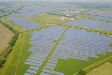 Solar farm developed by Anesco