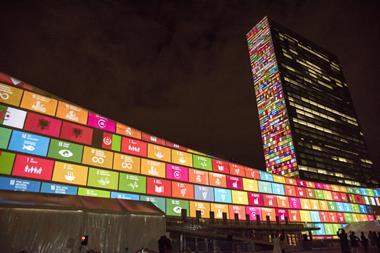 SDGs at night
