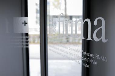 Finma sign Swiss financial markets regulator