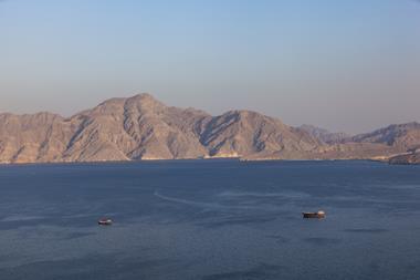 ships in strait of hormuz