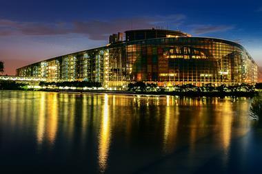 European Parliament night