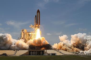 rocket launch space
