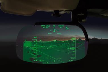 Collins Aerospace Head-Up Display with Combined Vision