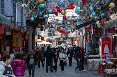 China street paper lanterns