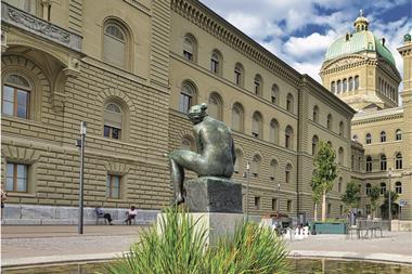 Bundeshaus in Bern- the federal parliament is set to debate pension reforms