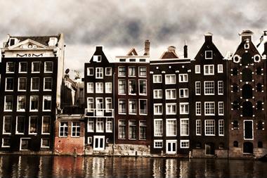 Amsterdam canal houses, Netherlands