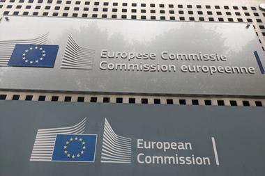 Photo of European Commission signage
