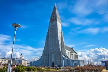 Hallgrímskirkja in Reykjavik, Iceland