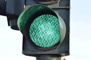 Green traffic light