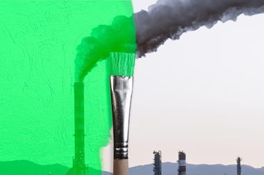 greenwashing paint smoke