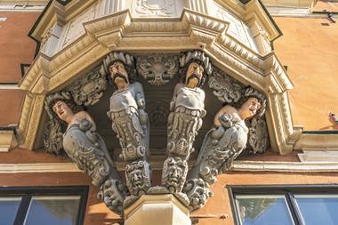Historic building in Stockholm's old town
