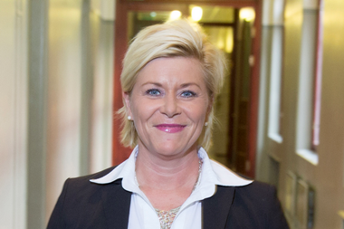 Siv Jensen, Norway finance minister