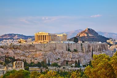 The Acropolis at sunset (Athens, Greece)