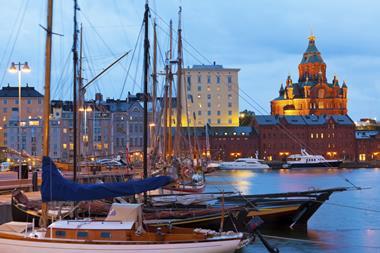 Old Port in Helsinki, Finland