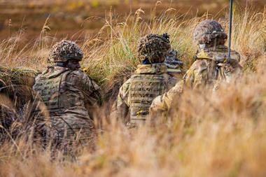 soldiers in field