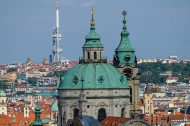 Prague from old town