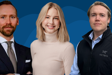 Ulf Nore, Tonje Roti and Ola Oppegaard at Folketrygdfondet