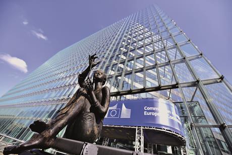 EC headquarters-statues-Brussels - Dreamstime