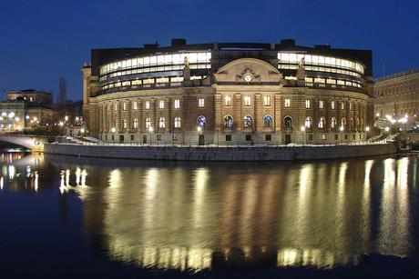 sweden riksdag outside