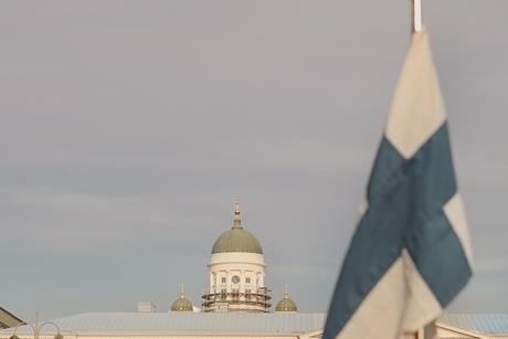 Helsinki Finland flag