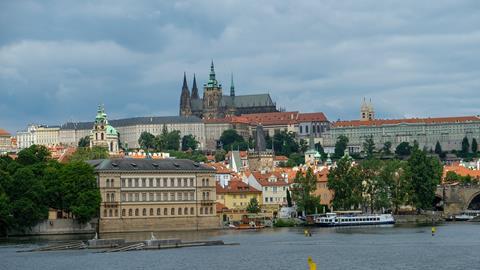 View of Prague castle