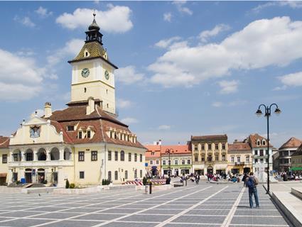 Town hall in Brasov, Romania