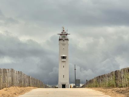 A lighthouse in Noordwijk, the Netherlands