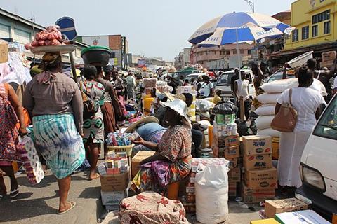 Makola market Accra Ghana