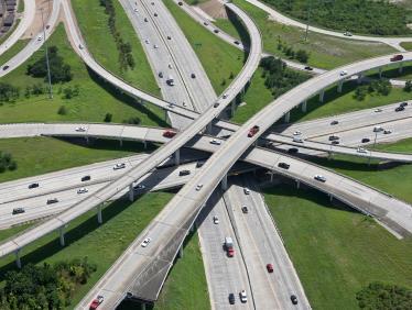 Highway interchange infrastructure