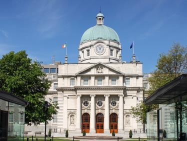 The Dáil, Ireland's Parliament, in Dublin