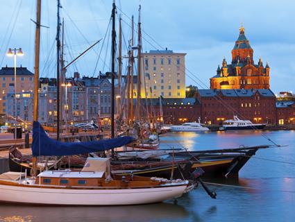 Old Port in Helsinki, Finland