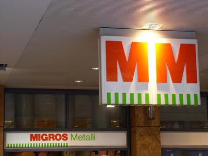 A Migros supermarket in Zug, Switzerland