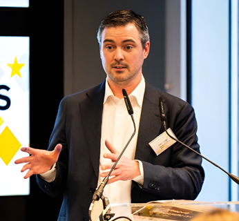 Richard Gardiner, World Benchmarking Alliance, speaking at a conference