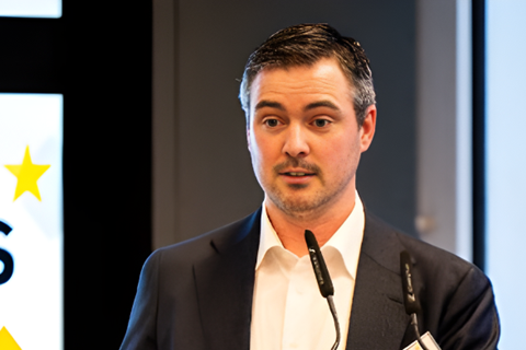 Richard Gardiner, World Benchmarking Alliance, speaking at a conference