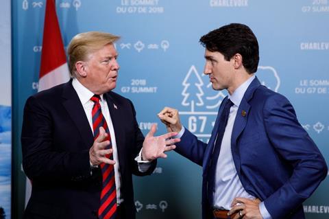 Donald Trump, Justin Trudeau