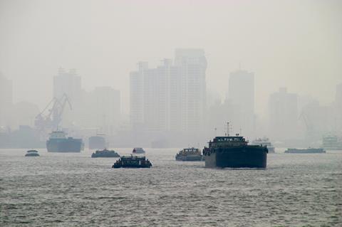 Air pollution in Shanghai, China