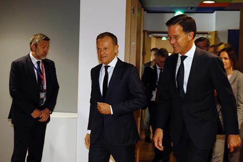 Donald Tusk, Mark Rutte