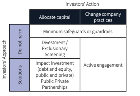 SDG investing matrix