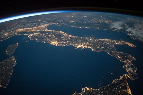 Earth at night