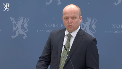 Trygve Slagsvold Vedum at minister of finance