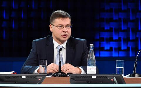 Dombrovskis at One Planet Summit