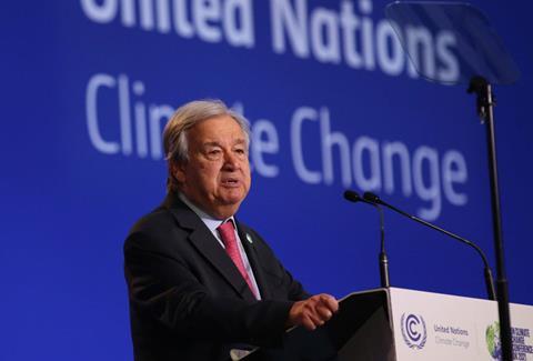 Antonio Guterres COP26
