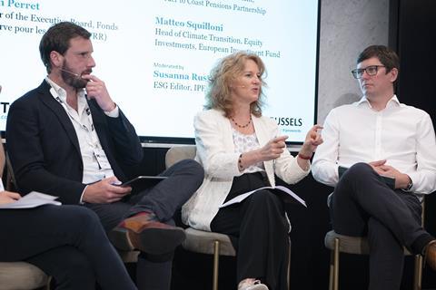 IPE Transition conference sustainable investment panel June 2025