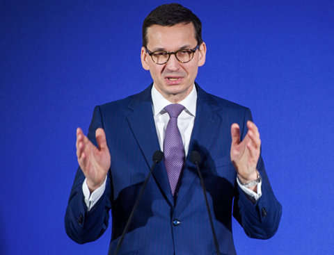 Polish prime minister Mateusz Morawiecki